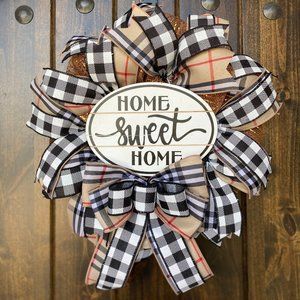 Everyday Wreath, Buffalo Plaid Wreath